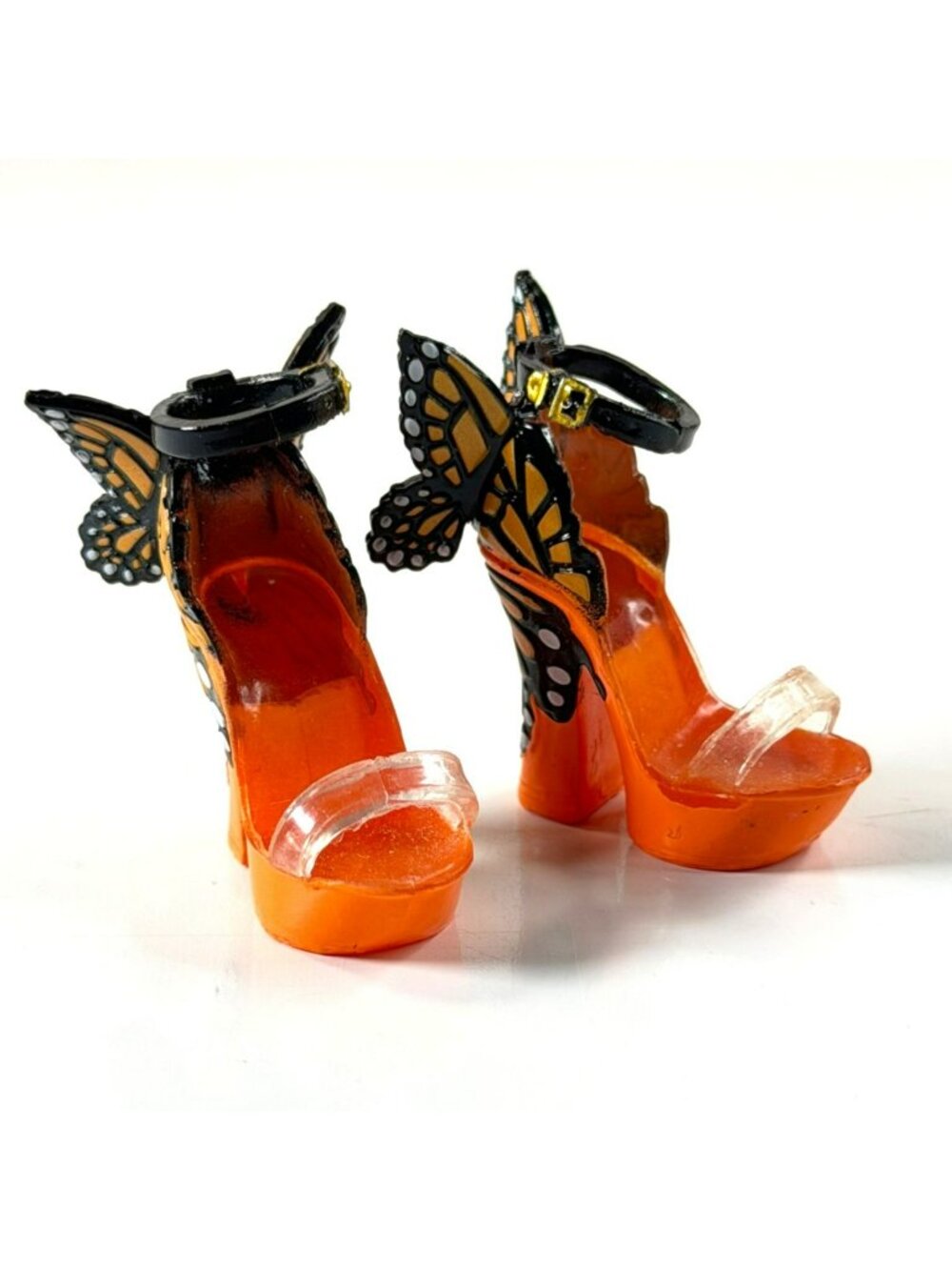Rainbow High Poppy Rowan Series 1 Doll Orange Butterfly Heels Replacement Shoes